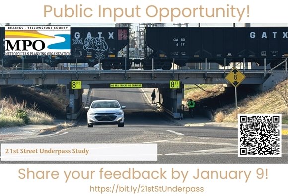 21st St. Underpass Public Outreach Graphic