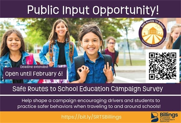 Survey announcement deadline extended to Feb. 6