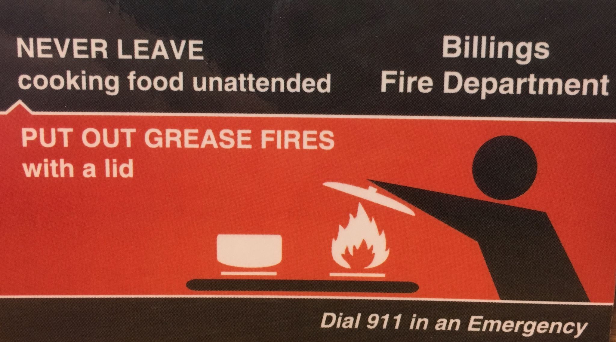 Grease Fire Lid