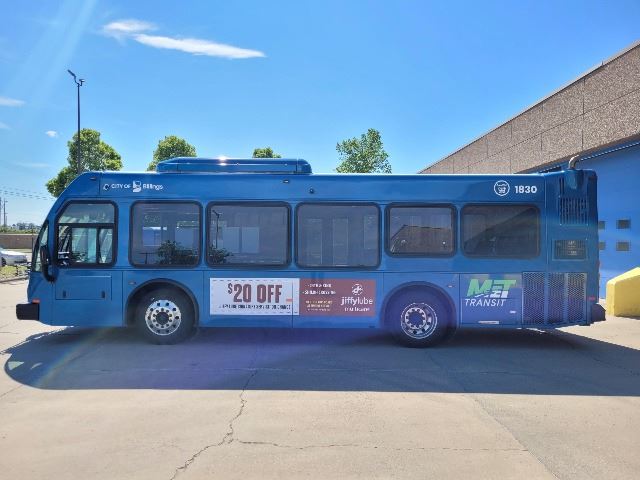 Bus Street Side Panel Wrap Sample