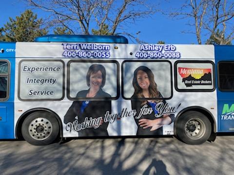 Bus Street Side Half Wrap Sample