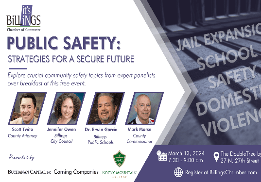 Chamber Public Safety Event informational flyer