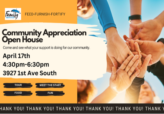Invitation to the Family Promise Open House